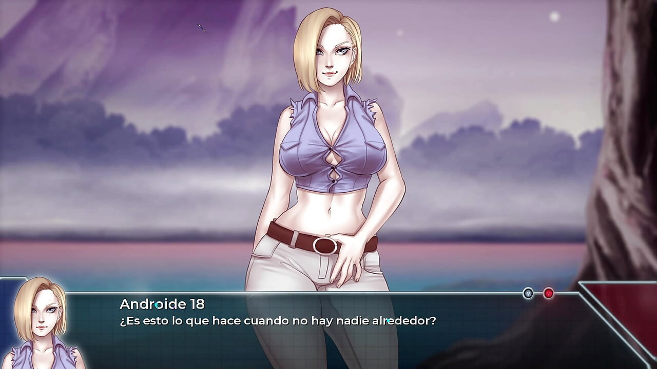 Divine Adventure - उसे चोदने के लिए Android 18 के साथ पॉइंट्स बढ़ाना