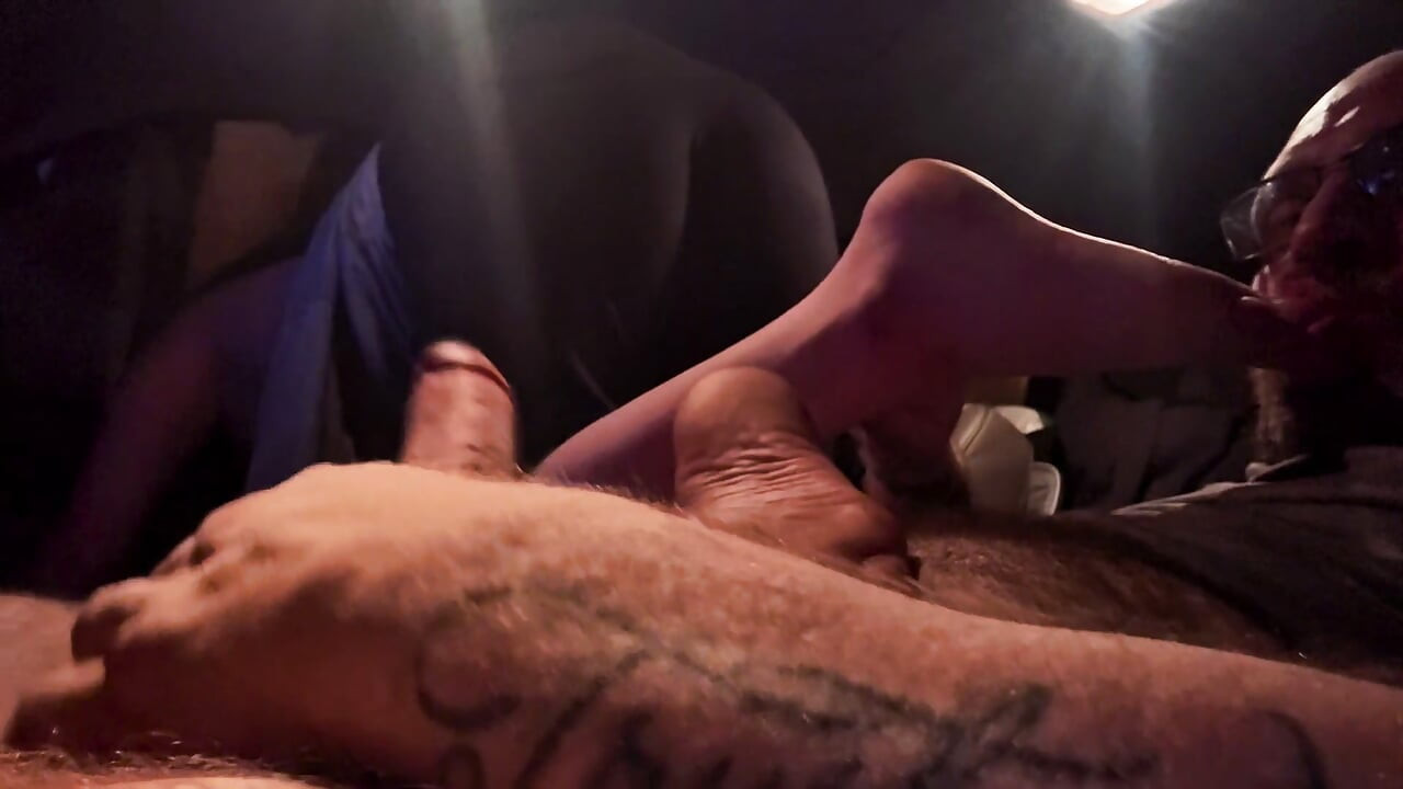 Hot redhead gives BWC THE BEST sole job with huge cum on soles.