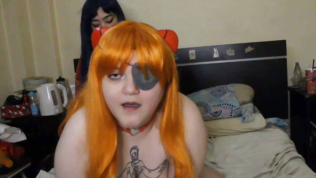 Misato and Asuka have sex!