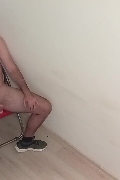 Sport Man Ready for Jogging Jerk and Cum