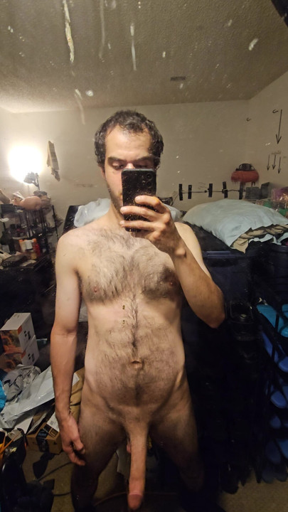 long penis showing off