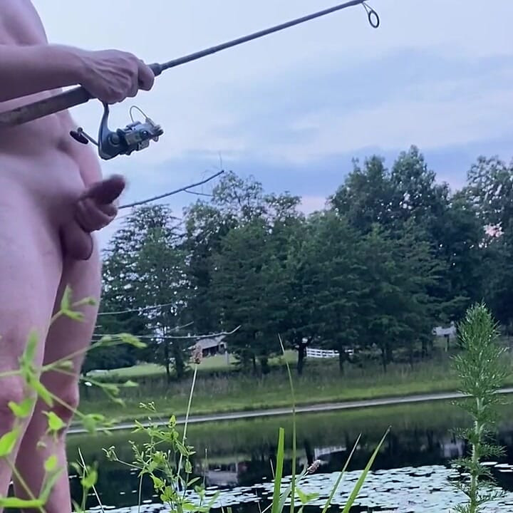 Fish Naked. Show off Your Pole