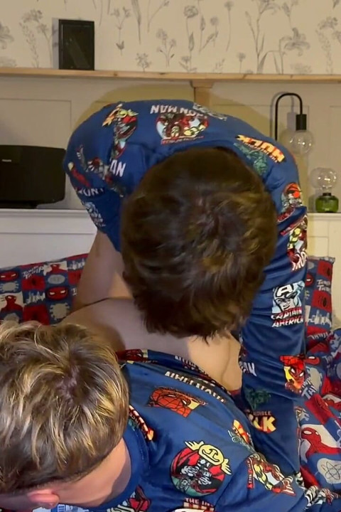 Twink Couple Fuck in Bed, Then Solo Cumshots