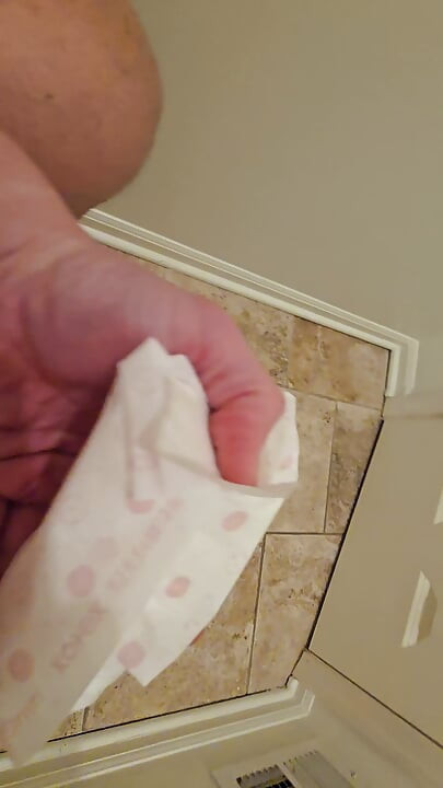 Pad Change in Microfiber Panties Takepad