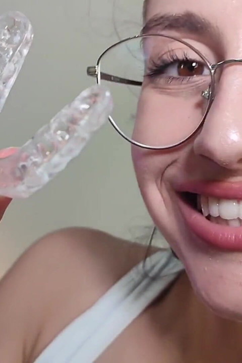 My Fetish Orthodontic Retainer Brace Tongue Teeth