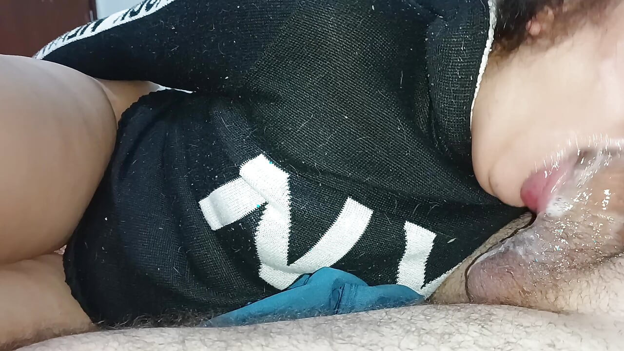 ALL THIS BITCH'S SPIT RUNS DOWN THE HARD COCK OF THE NAUGHTY CUCKOLD