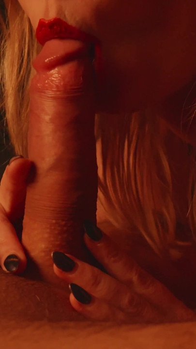 Perfect Girl Gives a Deep Blowjob with Lots of Spit - Sensual Asmr