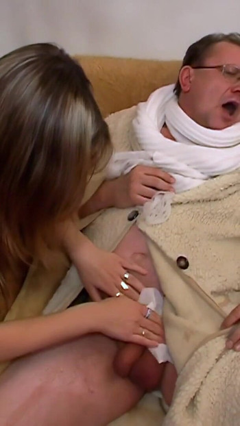 Must-share moment from "Teeny caregiver fucked by old patient during a visit"
