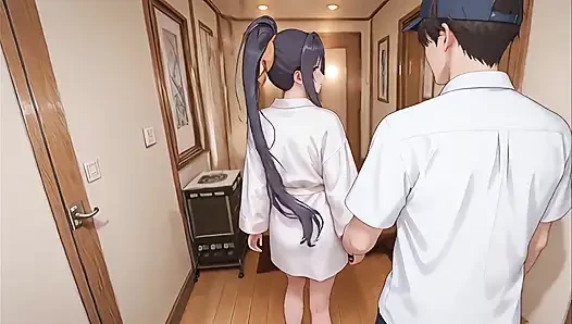 Akeno himejima pizzacı adamla sikişiyor. akeno himejima hentai cosplay