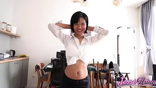 Anal Secretary Swallows Cum for a Raise