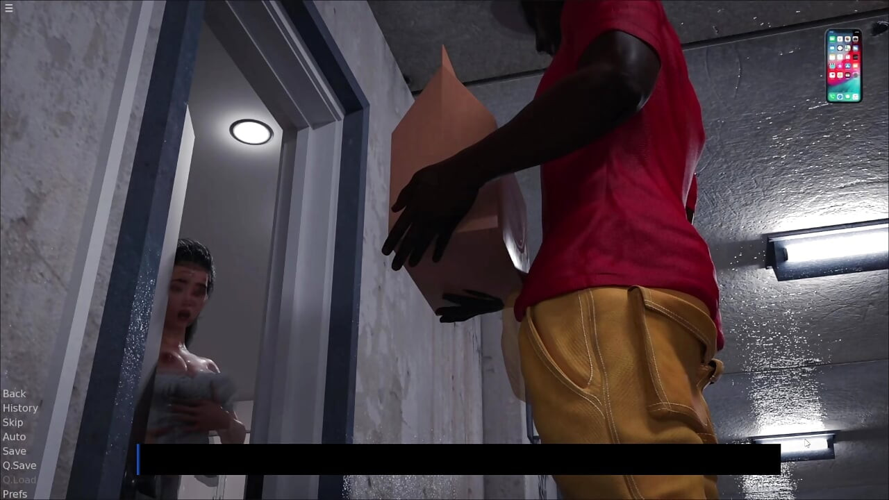 Yasmin Accidentally Drops Towel Infront Of Black Delivery Guy Turns Rough Sex