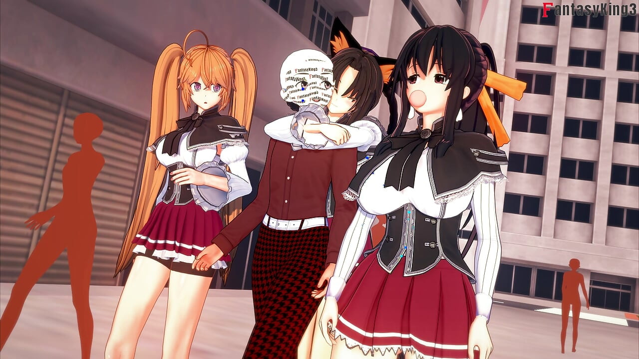 Irina get fucked so hard that makes Akeno and kuroka horny - HS DXD NTR Madness Episode 14 - Full Movie on Patreon: Fantasyking3