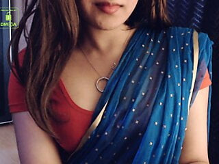 Cammodel badgirllhr em saree