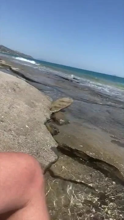 Nude walk on Kos beach