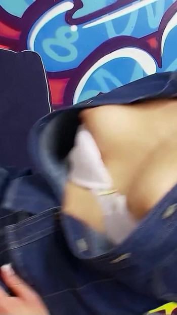 Spectacular moment from "Hard CFNM Sex for cute Blue Eyes Girl Lucie Love in Jeans Outfit by Big Dick Guy before Facial Cumshot"