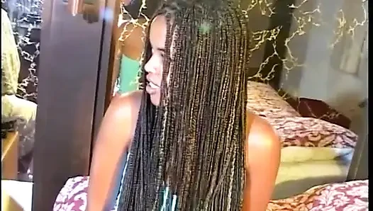 Cowok kulit hitam ngentot gaya cowgirl dan misionaris ebony