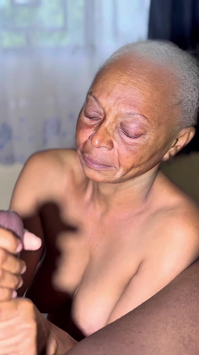 Nasty Granny Needed My Cum as Her Facial Serum