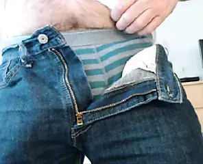 SHOWING OFF HIS THICK MONSTER COCK