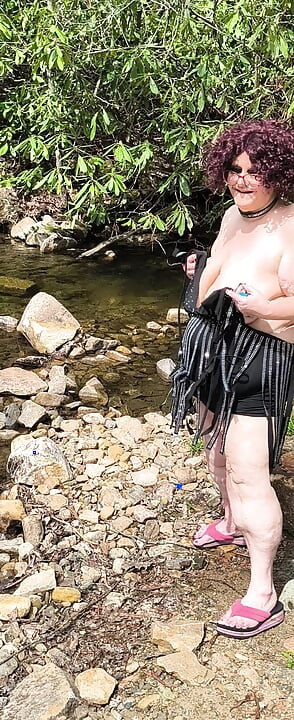 Theres a Stranger Watching Will This Wild Chick Piss?