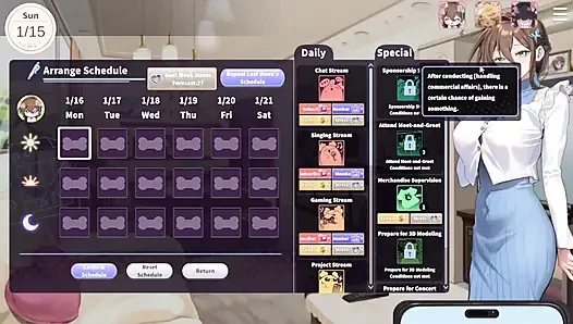 1 V-Lover Playthrough. Lovely Women And Nice Art Style.