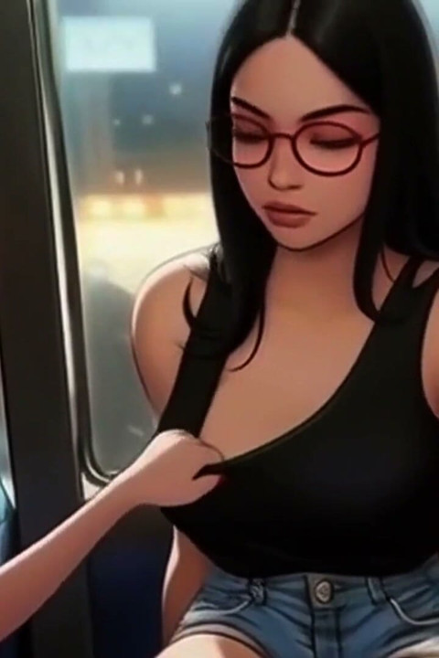 Lin Plays Footsie on the Train 2