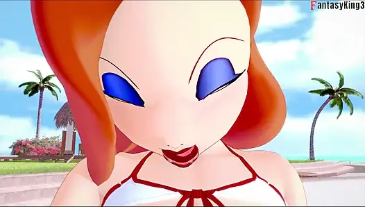 Jessica rabbit lagi asik pov sambil pakai bikini