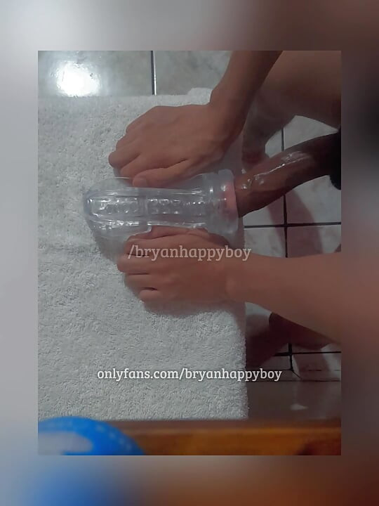Cute twink fucks a pocket pussy for the first time