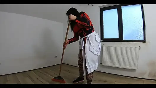 Nymphomaniac Maid Cleans an Abandoned House Ep 257