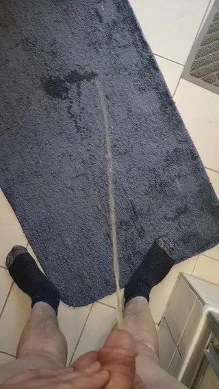 Piss on bathmat