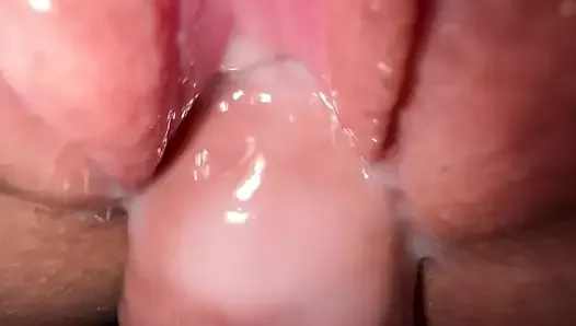 Extremely close up fuck tight teen pussy