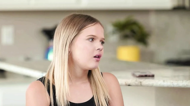 MOMMY'S GIRL - Kit Mercer Resolves Coco Lovelock's Dentist Fear By Eating Her Pussy On Her New Couch