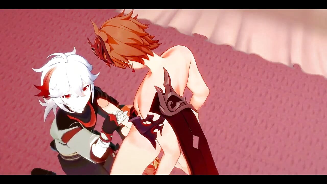 Genshin Impact Hentai - Tartaglia και Kazuha Hardsex - Ιαπωνικό ασιατικό παιχνίδι πορνό ταινιών manga anime
