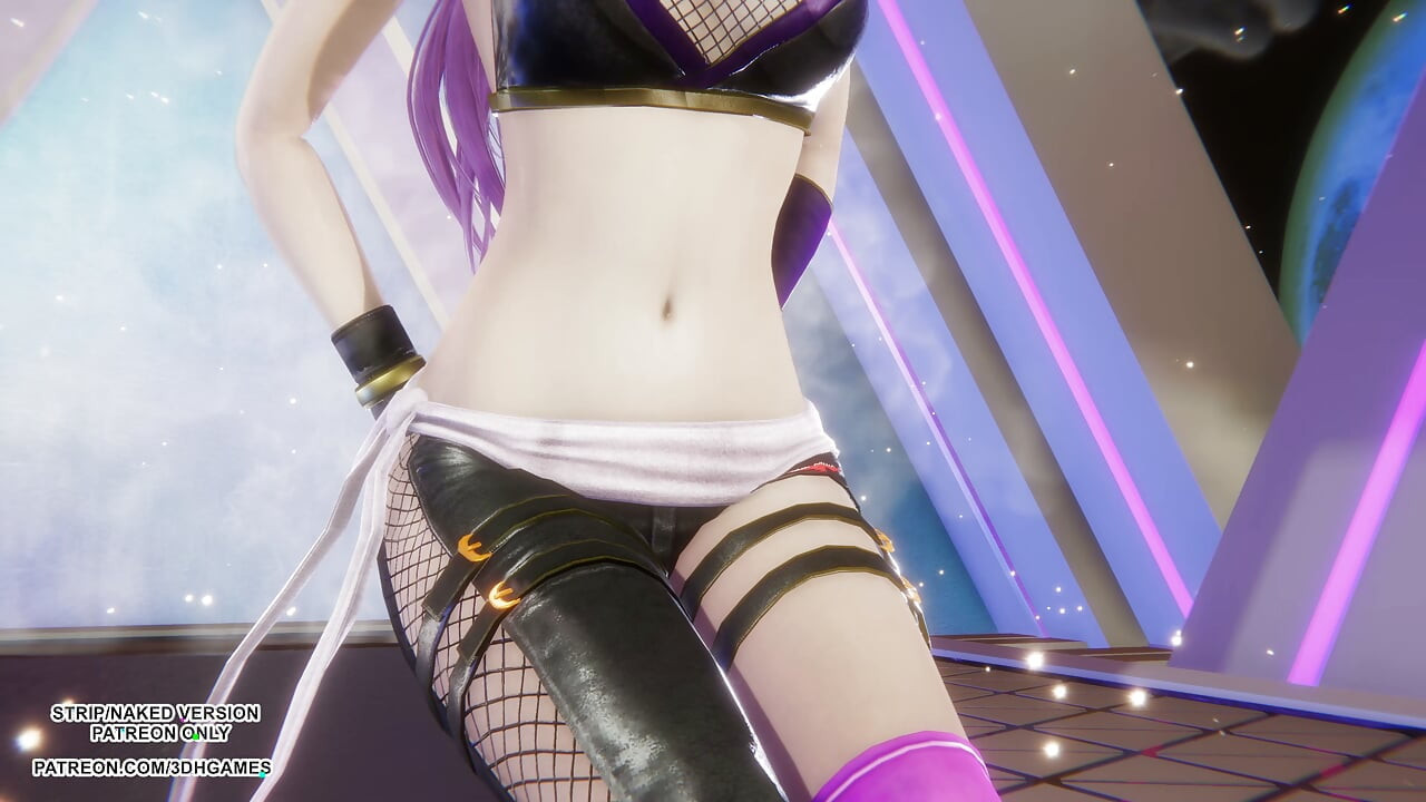 MMD - BlackPink - JUMP - Akali Sexy Kpop Dance League of Legends Hentai Uncensored 4K 60FPS