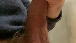 Masturbation with a lot of cum