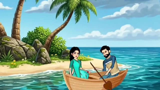 The husband and wife sat in the boat and went to the sea and there the husband fucked his wife with a big penis, a beautiful wife with big boobs.