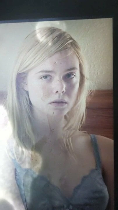 Трибьют спермы для Elle Fanи 2