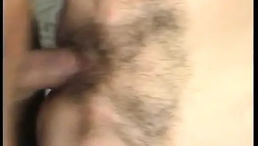 Hairy mature gets anally slammed