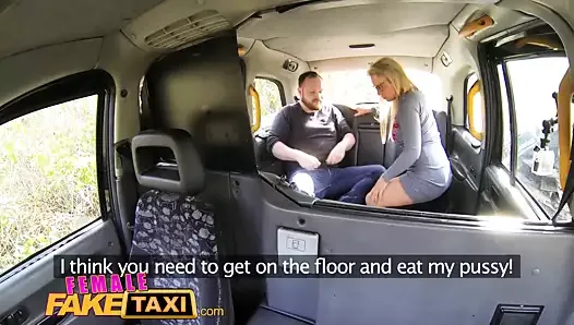 Female Fake Taxi Lost busty cabbie fucks lucky guy