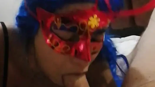 Gadis kolombia lagi asik ngentot kontol tanpa kondom!