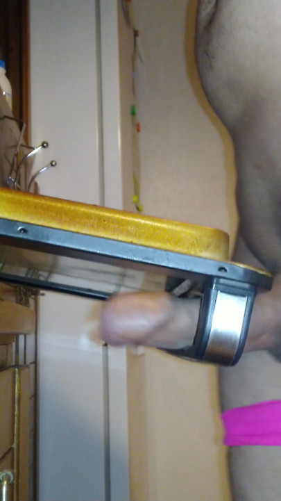 I fuck my mini four until I have a big ejaculation. My legs start shaking right after the orgasm. | Clip 2
