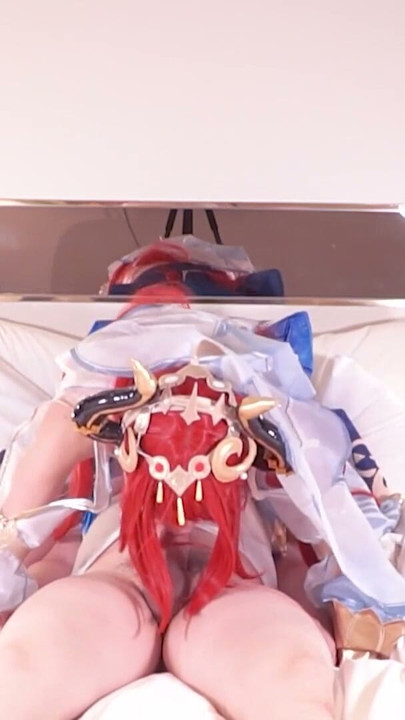 Sex pe față Genshin impact cu Nilou Cosplayer, joc asiatic hentai 10 | Clip 1