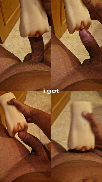 Masturbation with a fictitious vagina