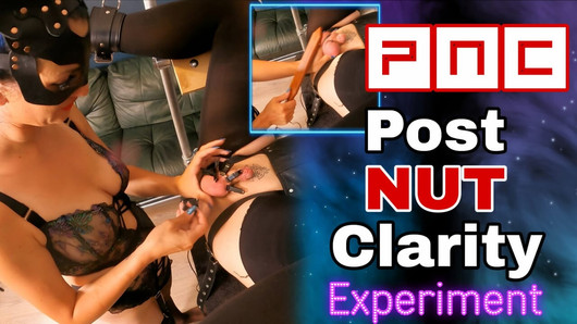 Training zero domina nach der nuss Klarheit experiment! Abspritzen ruinierter orgasmus, spermafressende cEI-bondage-sklavin, echte selbstgedrehte amateur-milf