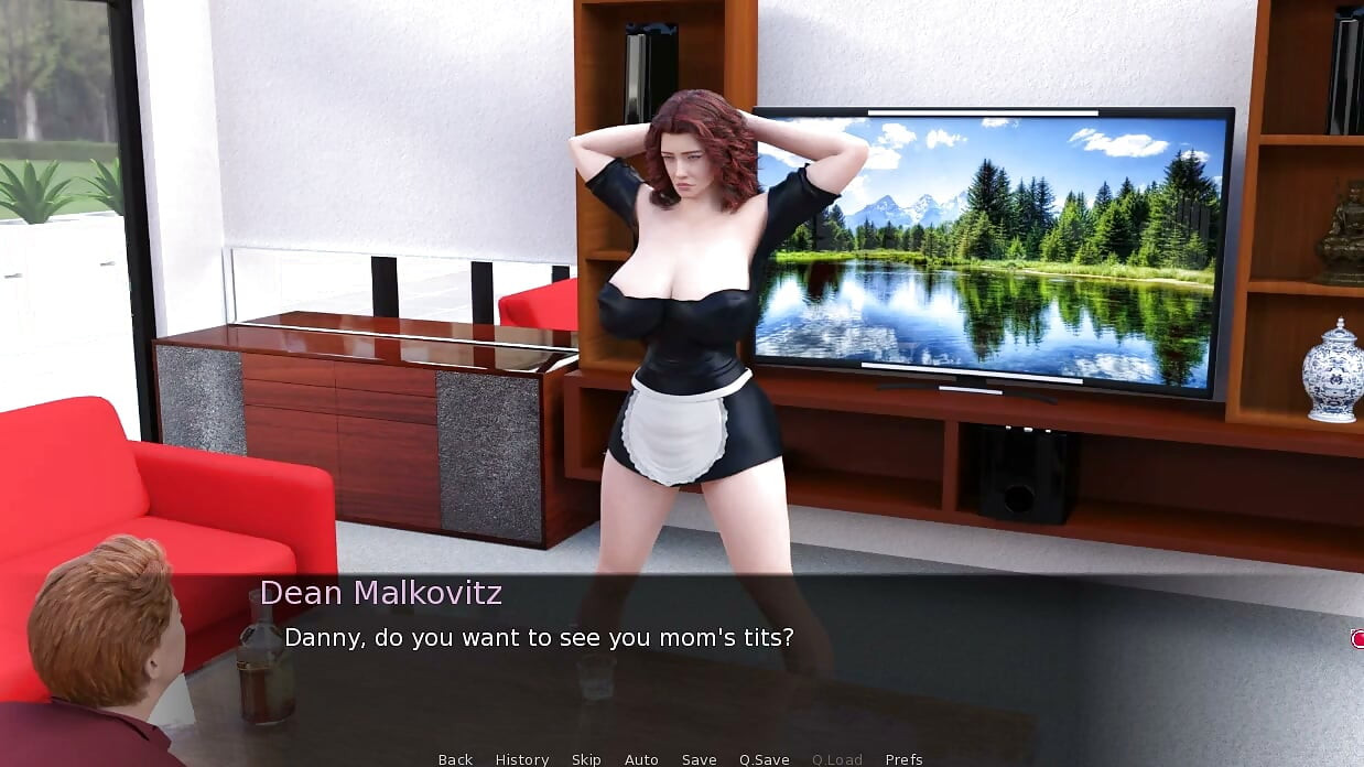 Milftopia - Gameplay - Roleplay - Step Mom in Maid Outfit and Gets Fuck