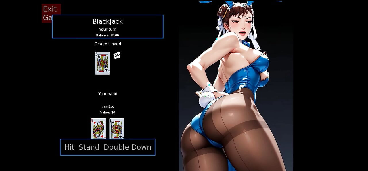 chun li blackjack adult game