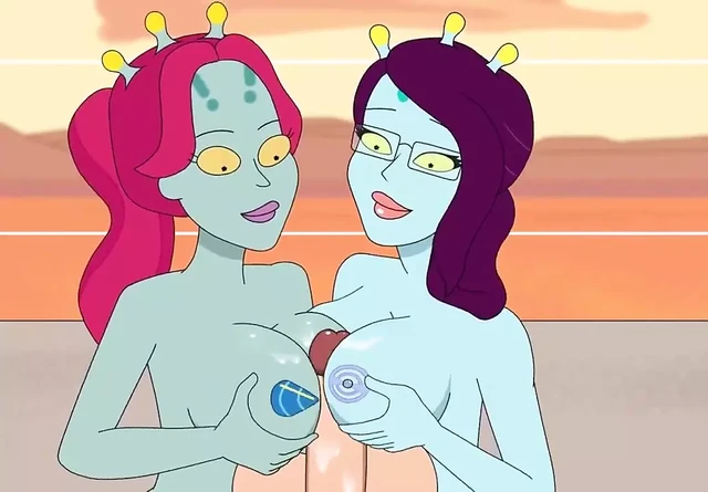 Rick and Morty - a Way Back Home - Sex Scene Only - Part 45 Unity Double Boobjob! by Loveskysanx