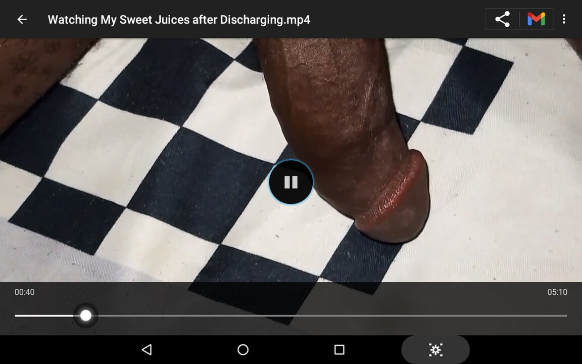 Watching my sweet juices after discharging