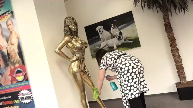 A tattooed German slut enjoys her dude and his friend