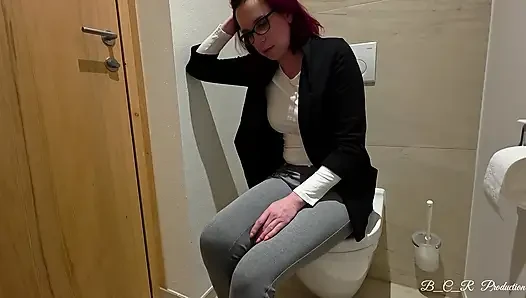 My boss just won't stop flirting... Nobody should see what happens in the office toilet