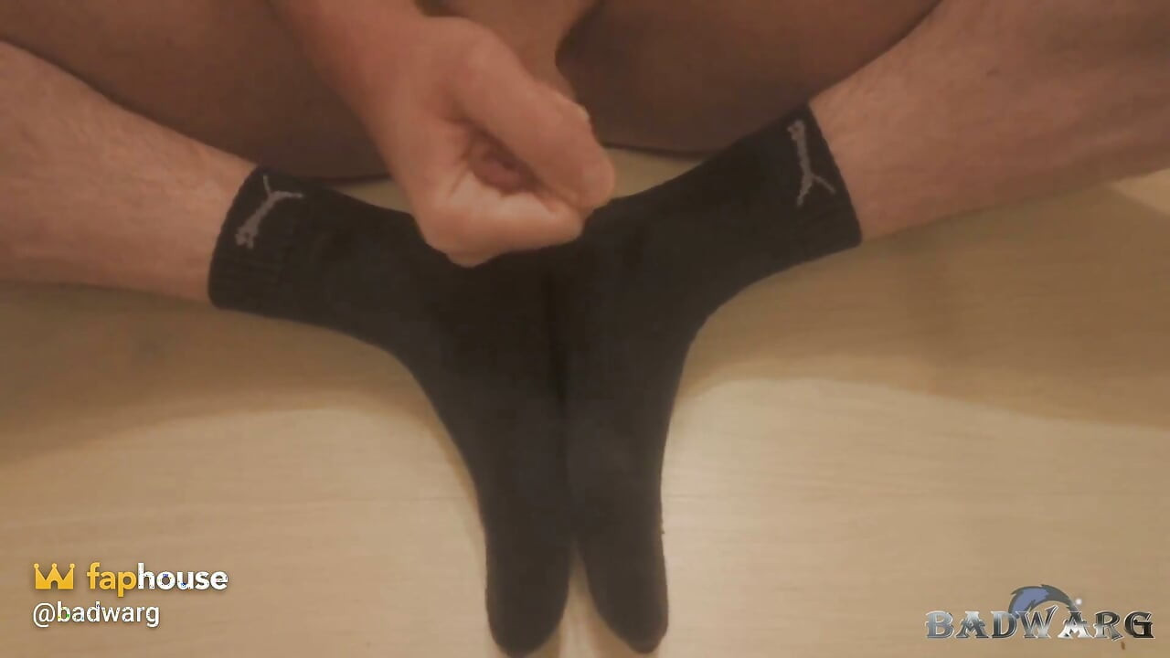 Cum on My Black Socks